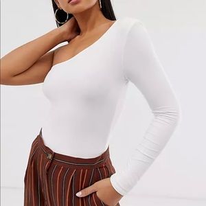 Free People One Shoulder Bodysuit